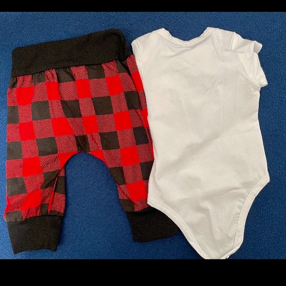 Pajama Set - My 1st Christmas 3 Piece Pajama Set. Size 0-3 Months. NWOT - Picture 2 of 4